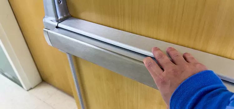Installing a Push Bar on a Door Brookings